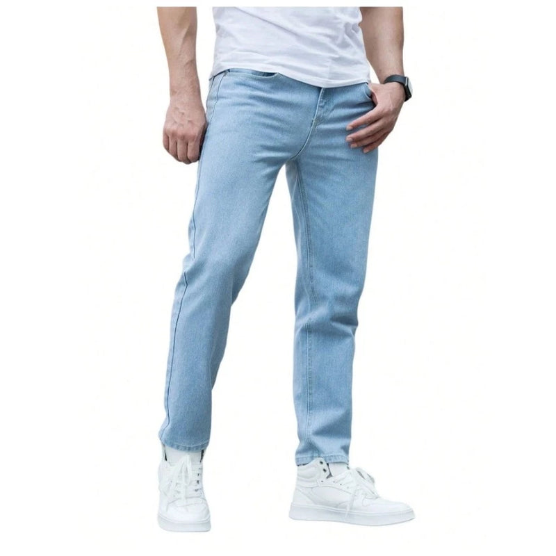 Calça Jeans Masculina Premium Skinny Corte tradicional Basico com Lycra Lavagem Clara Escura ou Preta