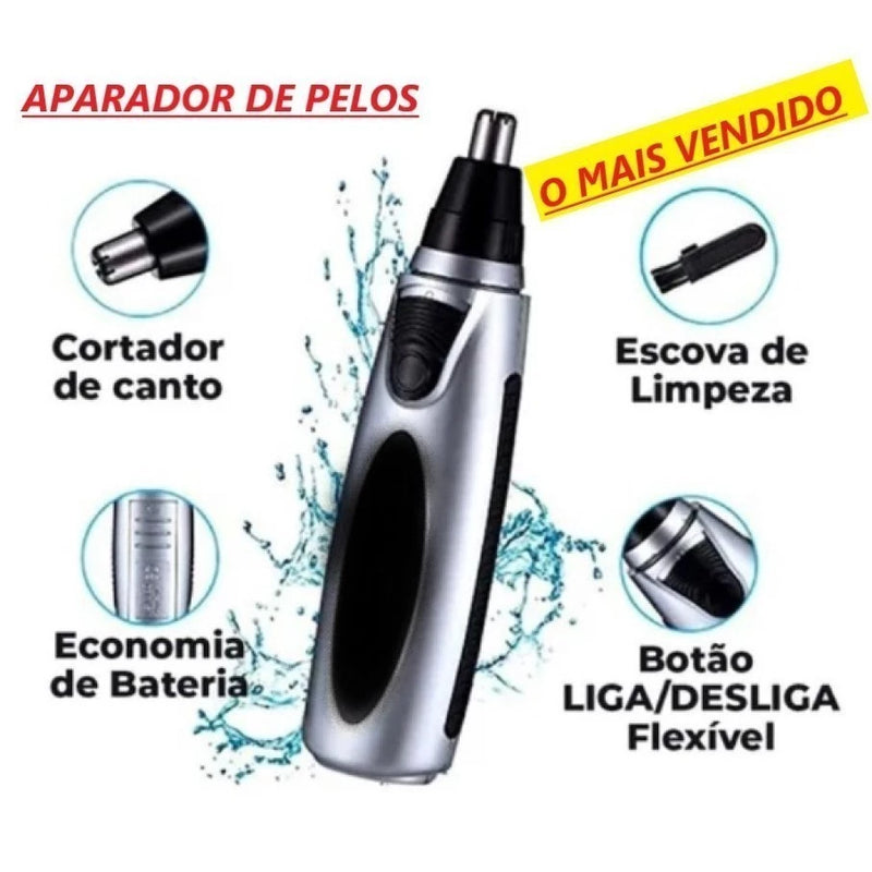 KIT cuidados masculinos - Barbeador e aparador de pelos Maquina cortar cabelo dragão