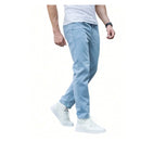 Calça Jeans Masculina Premium Skinny Corte tradicional Basico com Lycra Lavagem Clara Escura ou Preta