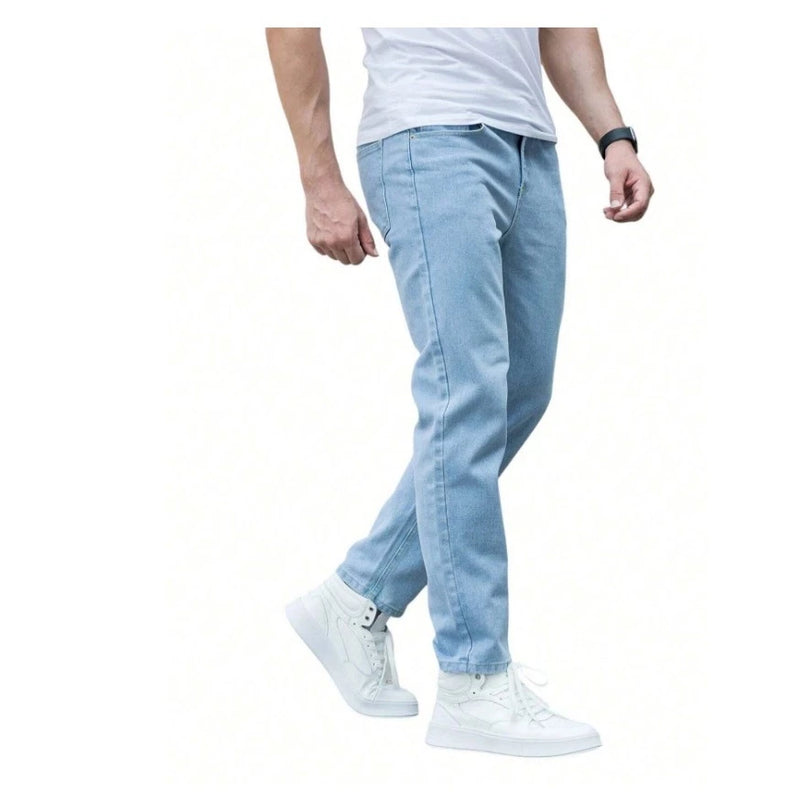 Calça Jeans Masculina Premium Skinny Corte tradicional Basico com Lycra Lavagem Clara Escura ou Preta