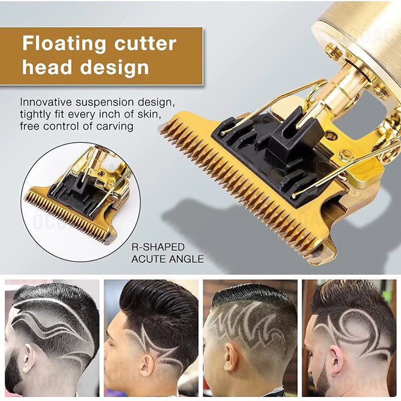 KIT cuidados masculinos - Barbeador e aparador de pelos Maquina cortar cabelo dragão