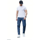 Calça Jeans Masculina Premium Skinny Corte tradicional Basico com Lycra Lavagem Clara Escura ou Preta